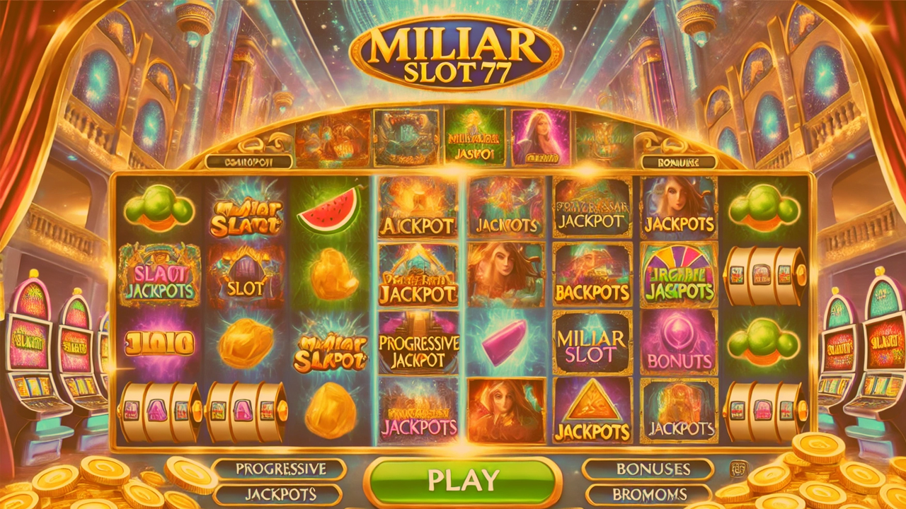 Situs Slot Online dengan Jackpot Progresif Terbesar Miliarslot77